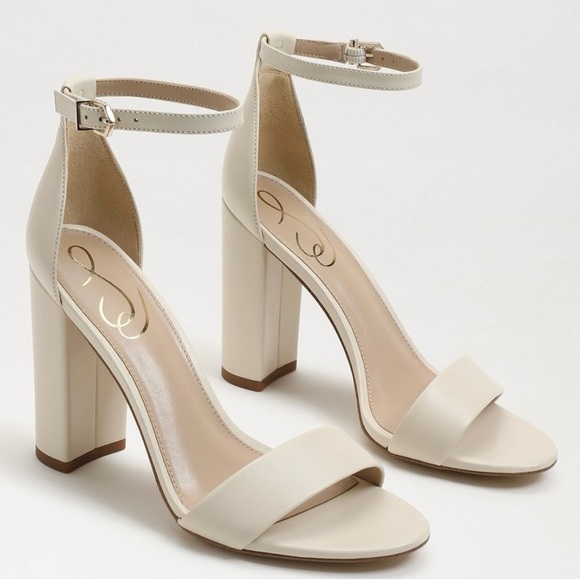 Sam Edelman Shoes - Sam Edelman Yaro Block Heel Sandal Women’s Size 8.5 Ivory New with box